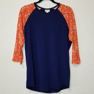 Quarter Sleeve Top- Size Large- Lularoe Randy